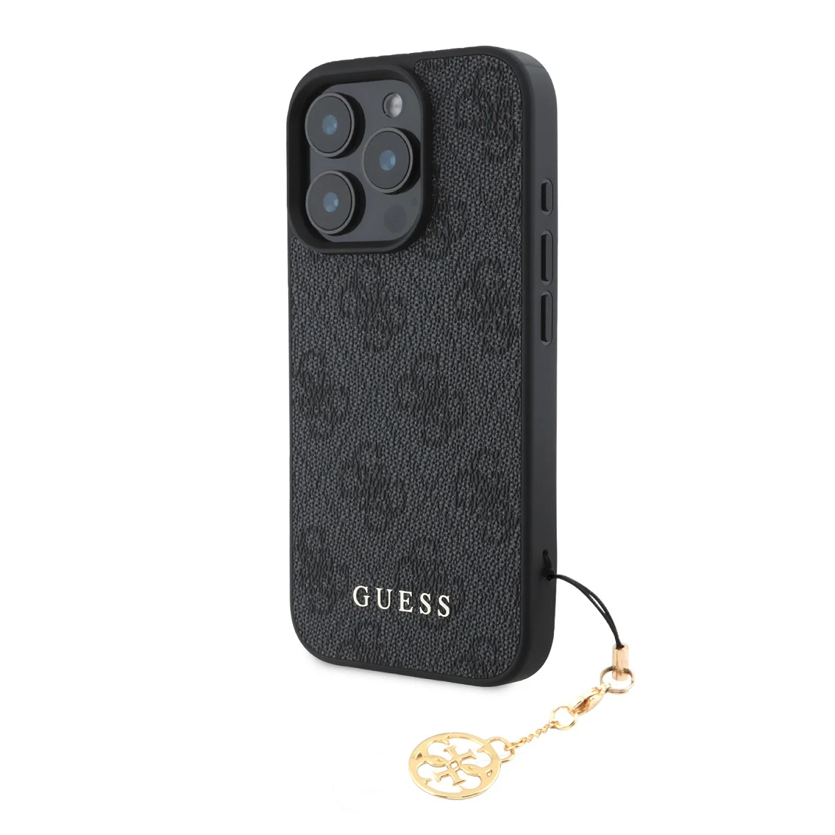 Калъф Guess GUHCP16LGF4GCK Apple iPhone 16 Pro 4G Charm Tone on Tone Grey