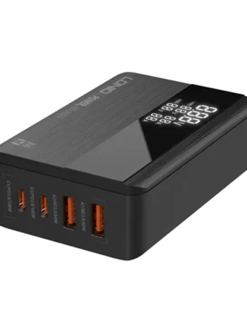220V LDNIO 100W, 2xUSB-A, 2xUSB-C, Desktop, A4809C /черно/