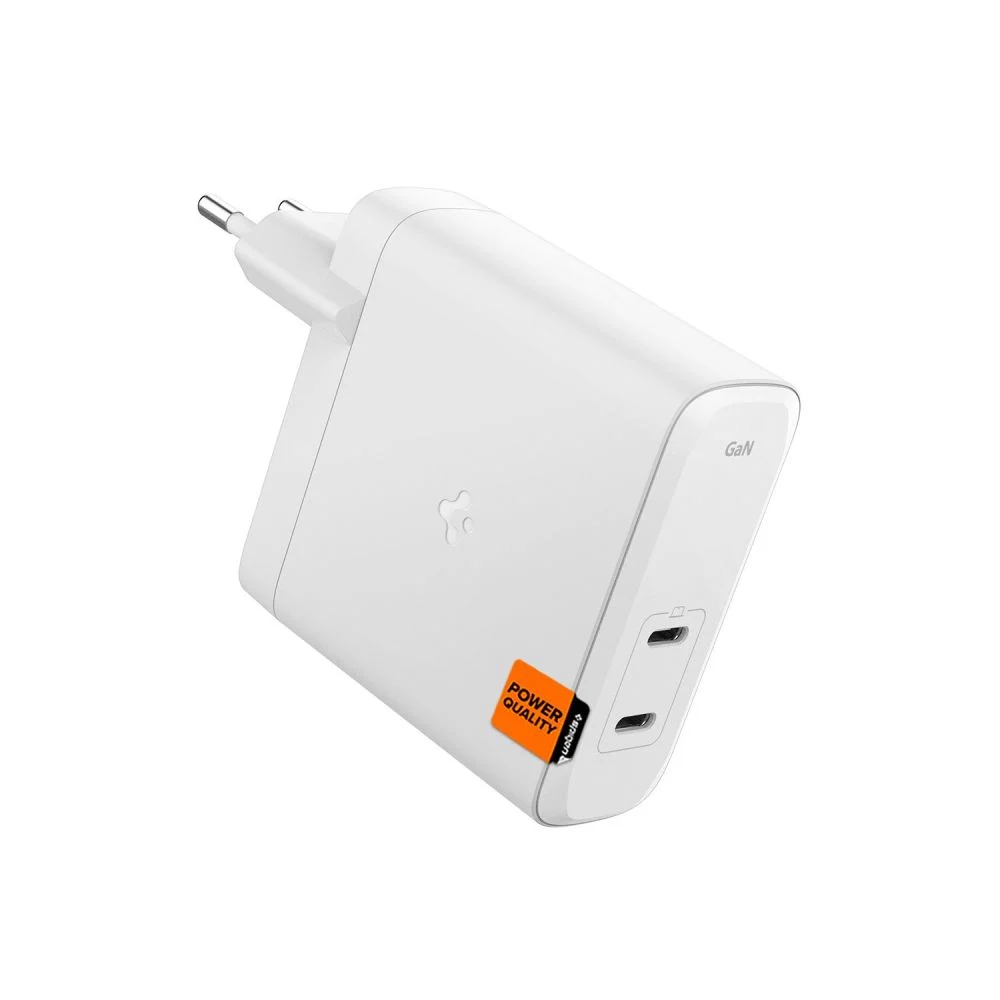 SPIGEN 220V 140W, USB-C Arcstation Pro GaN-1402 2-Port /бяло/