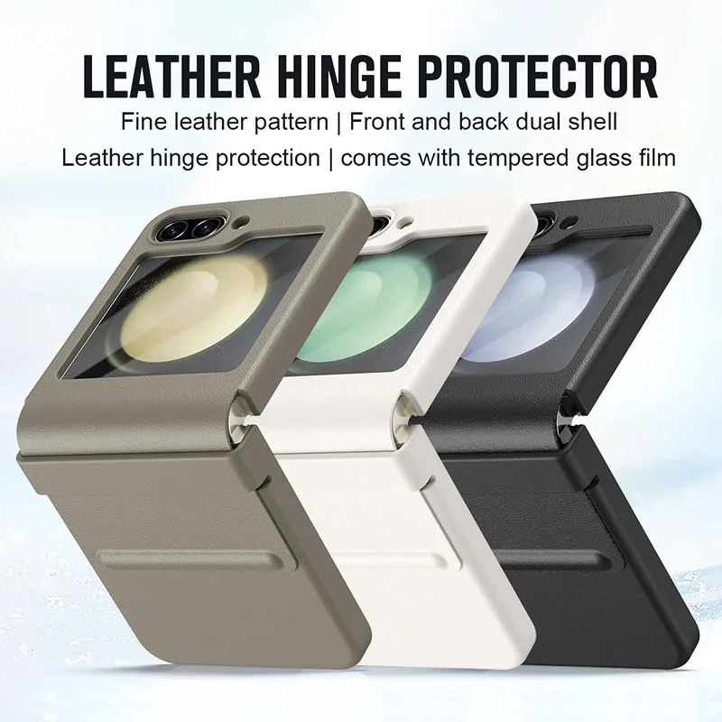 Калъф FW Full Body Leather Samsung Z Flip 6 /черен/ – снимка 6