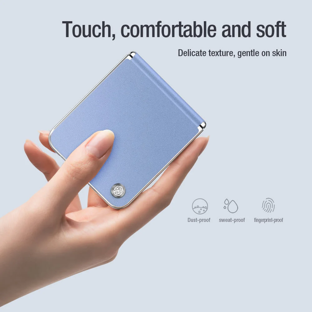 NILLKIN Калъф Samsung Z Flip 6, Camshield Leather, лилав – снимка 6