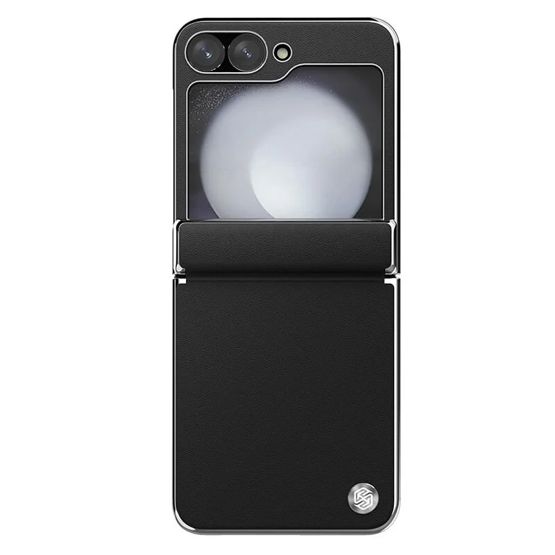 NILLKIN Калъф Samsung Z Flip 6, Camshield Leather, черен