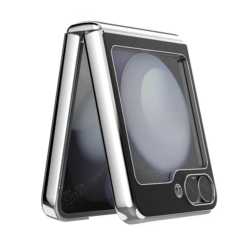 NILLKIN Калъф Samsung Z Flip 6, Camshield Leather, черен – снимка 2