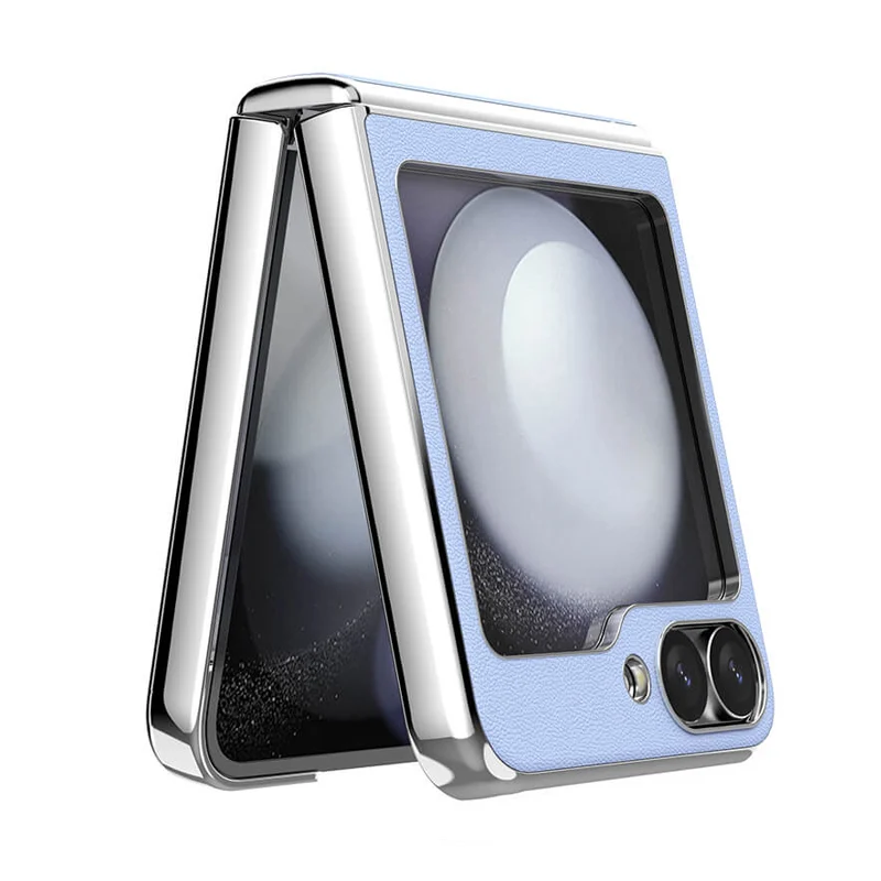 NILLKIN Калъф Samsung Z Flip 6, Camshield Leather, лилав – снимка 2