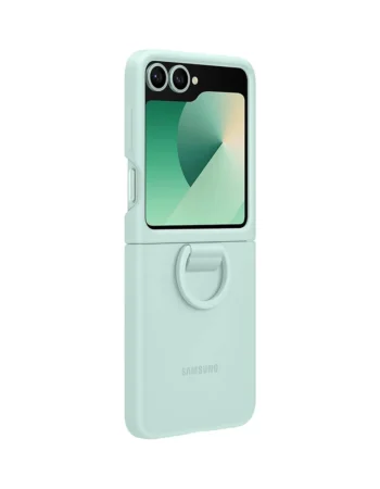 Калъф Silicone Cover with Ring Samsung Z Flip 6 EF-PF741TME /мента/