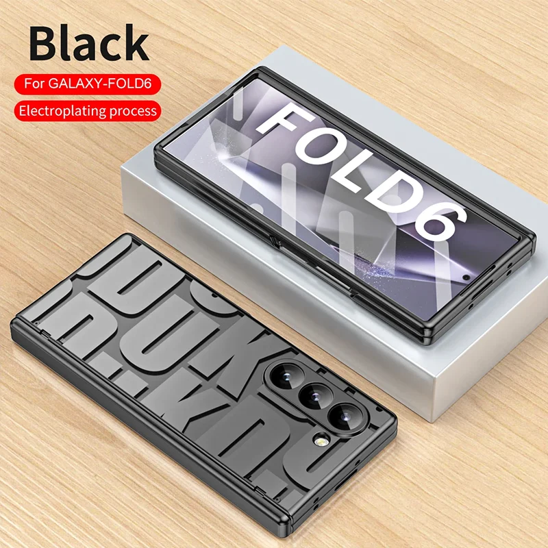 Калъф FW Full Body Samsung Z Fold 6 /черен labels/ – снимка 3