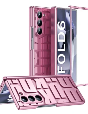 Калъф FW Full Body Samsung Z Fold 6 /розов labels/