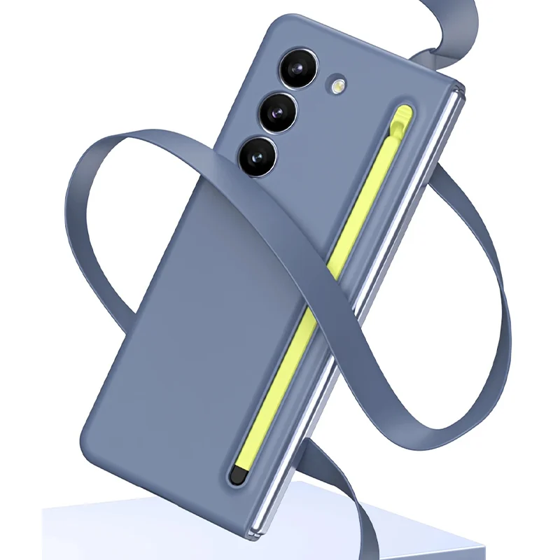 Калъф FW Full Body Matt Samsung Z Fold 6 + Slim S Pen /светлосив/ – снимка 4