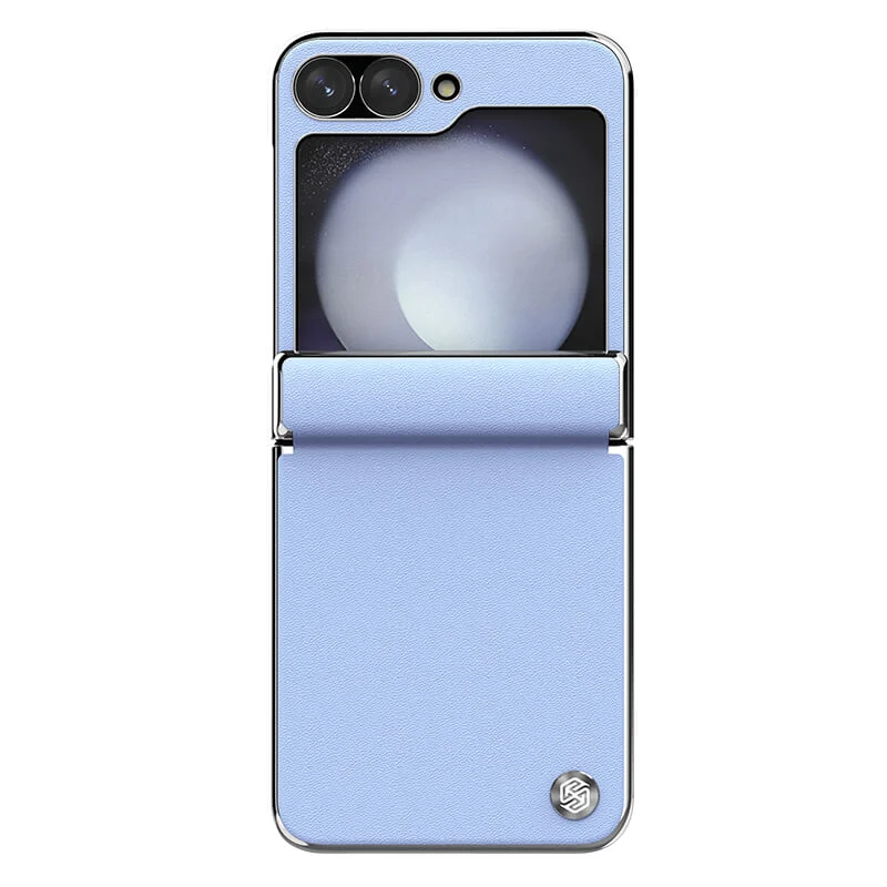 NILLKIN Калъф Samsung Z Flip 6, Camshield Leather, лилав