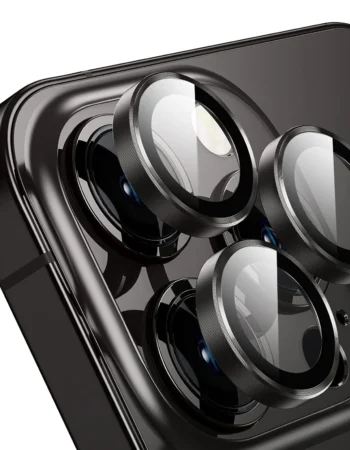 Metal Camera Lens Apple iPhone 15/15 Plus /черни/
