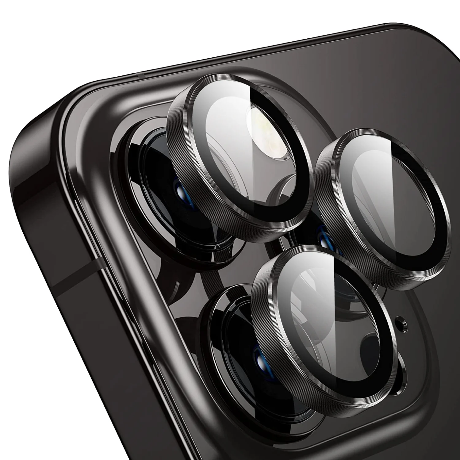 Metal Camera Lens Apple iPhone 15/15 Plus /черни/