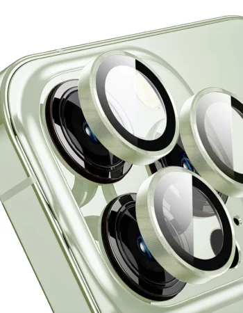 Metal Camera Lens Apple iPhone 15/15 Plus /светлозелени/