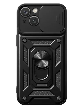 Калъф ARMOR CamSlide Удароустойчив Apple iPhone 15 /черен/