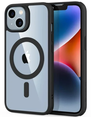 ESR Калъф Classic Hybrid iPhone 15, MagSafe /прозрачно + черно/