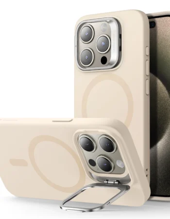 ESR Калъф Cloud Soft със стойка iPhone 16 Pro, MagSafe /телесен/