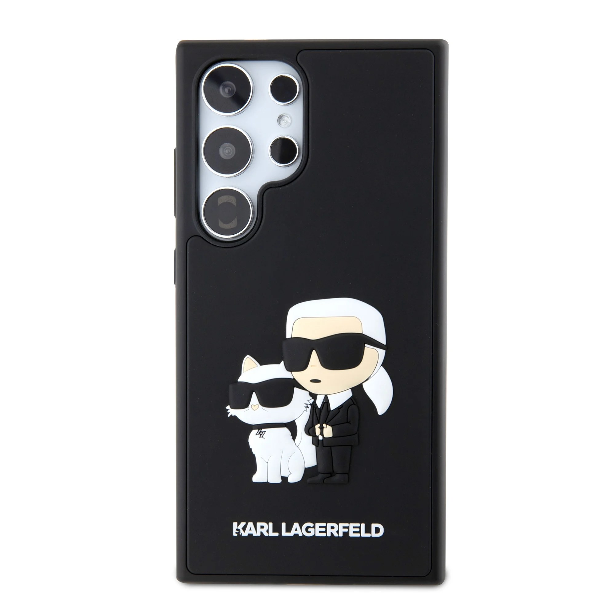 Karl Lagerfeld Калъф Samsung S24, Ultra 3D Rubber K/C /черен/ - KLHCS24L3DRKCNK – снимка 3