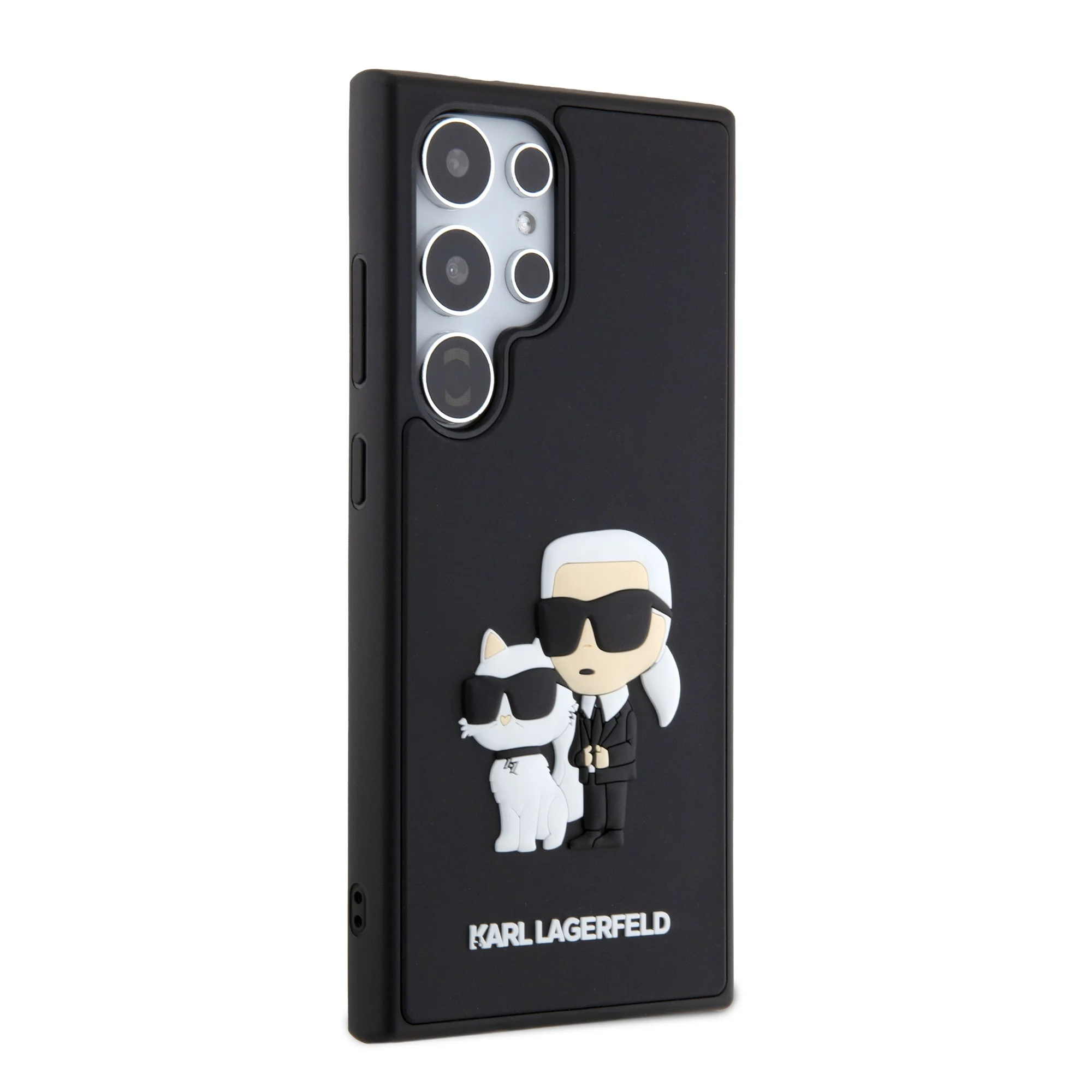 Karl Lagerfeld Калъф Samsung S24, Ultra 3D Rubber K/C /черен/ - KLHCS24L3DRKCNK – снимка 2