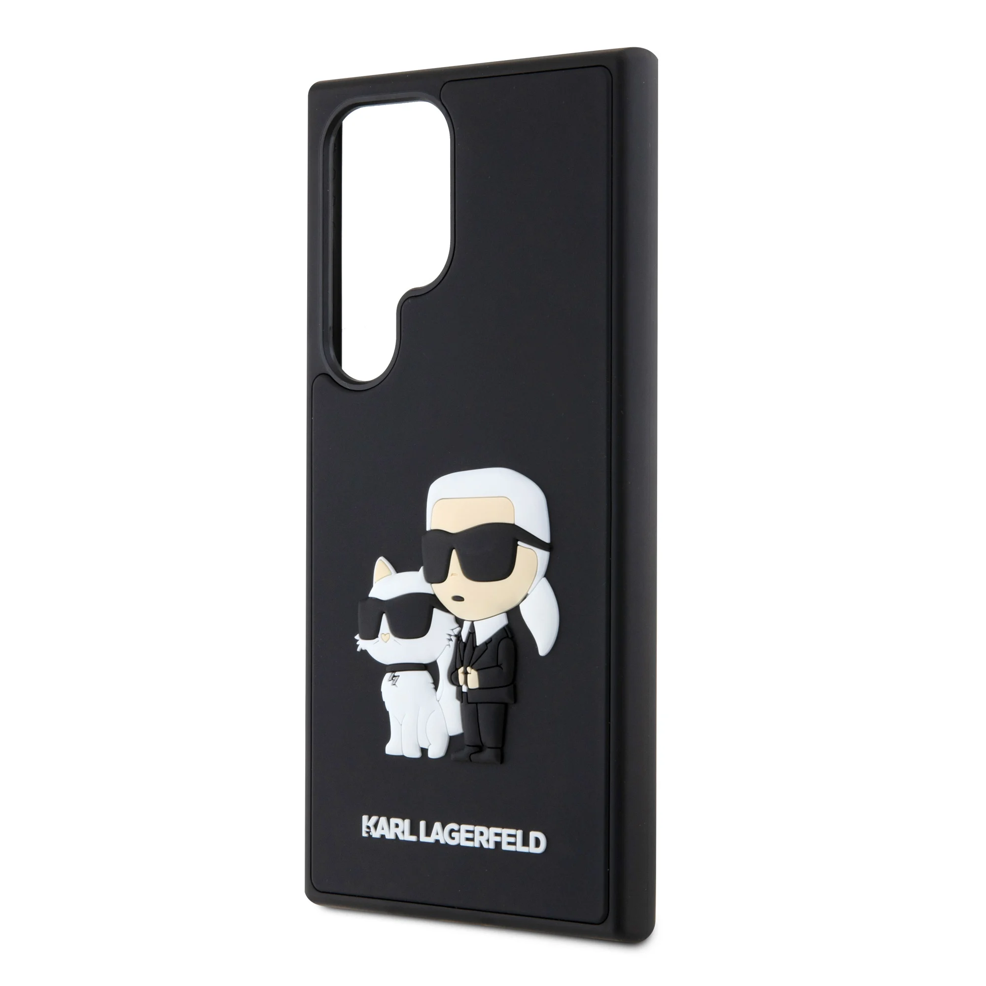 Karl Lagerfeld Калъф Samsung S24, Ultra 3D Rubber K/C /черен/ - KLHCS24L3DRKCNK – снимка 5