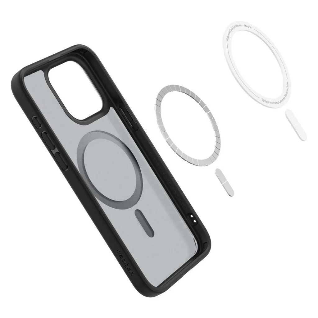 Калъф Spigen Ultra Hybrid MagFit за iPhone 15 Pro – прозрачен калъф с магнитен пръстен