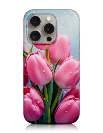 Калъф Spring colors Apple iPhone 15 /Tulips/