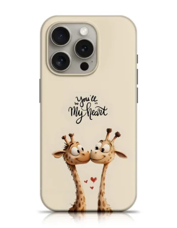 Калъф LOVErs Apple iPhone 15 /giraffes/