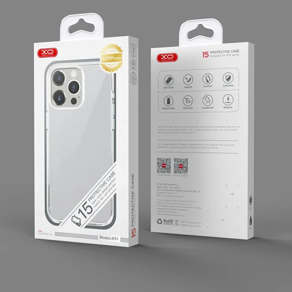 Калъф XO High-Transparent TPU Apple iPhone 15 /прозрачен/ – снимка 4