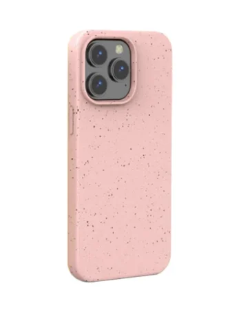 Калъф XO Enviromentally-friendly Apple iPhone 15 /розов/, биоразградим