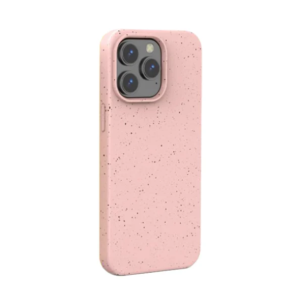 Калъф XO Enviromentally-friendly Apple iPhone 15 /розов/, биоразградим
