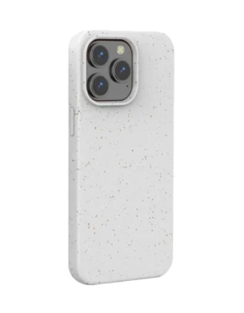 Калъф XO Enviromentally-friendly Apple iPhone 15 /бял/, биоразградим