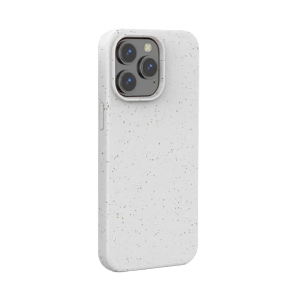 Калъф XO Enviromentally-friendly Apple iPhone 15 /бял/, биоразградим
