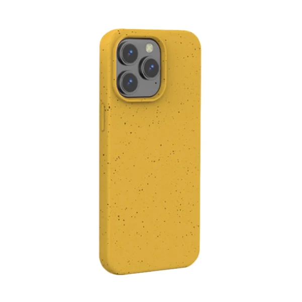 Калъф XO Enviromentally-friendly Apple iPhone 15 /жълт/, биоразградим