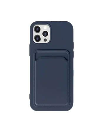Калъф XO TPU със слот за карта Apple iPhone 15 /син/