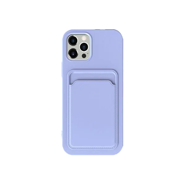 Калъф XO TPU със слот за карта Apple iPhone 15 /лилав/