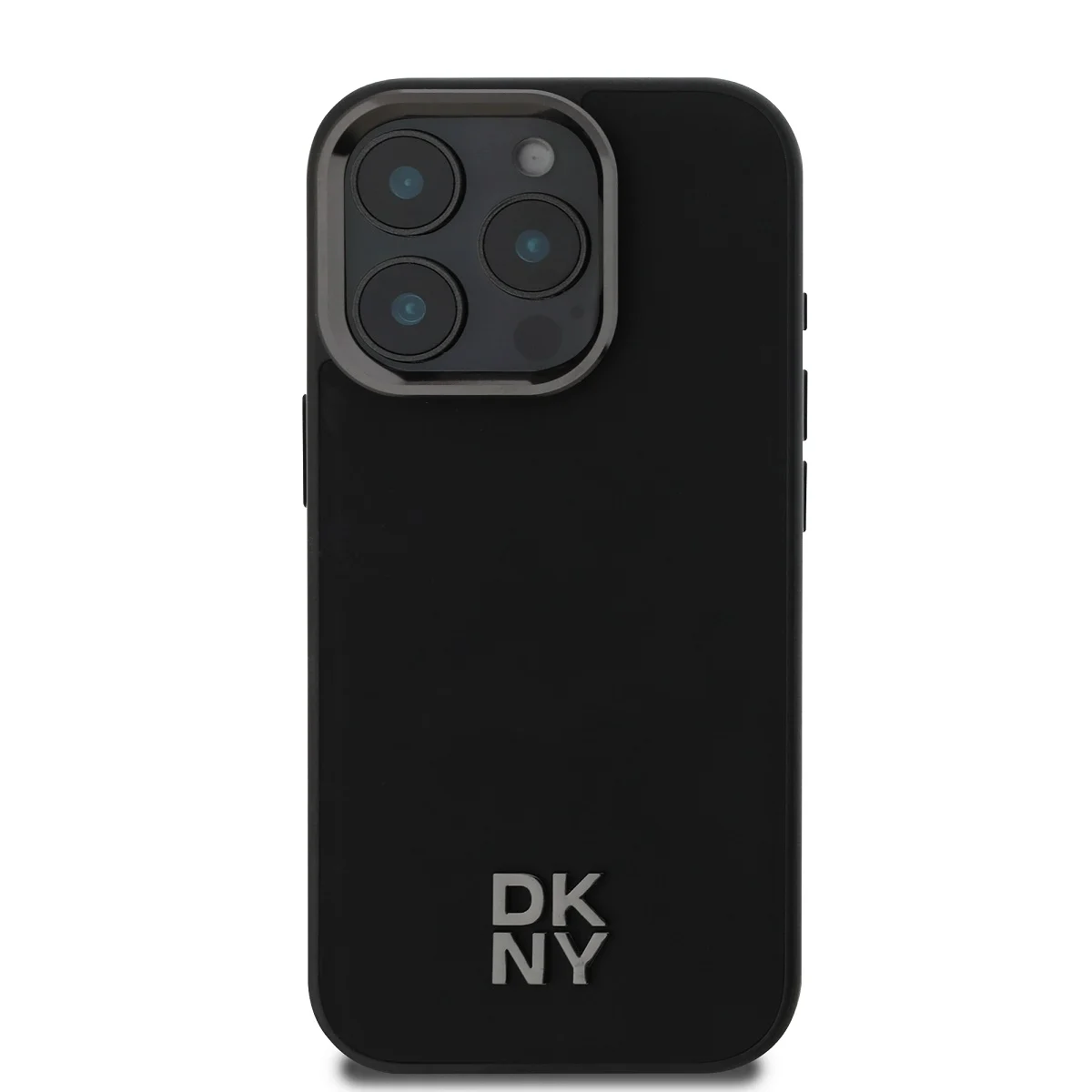 DKNY Калъф Apple iPhone 16 Pro, PU Leather Stack Logo Magsafe, черен - DKHMP16LPSMCSLK – снимка 2