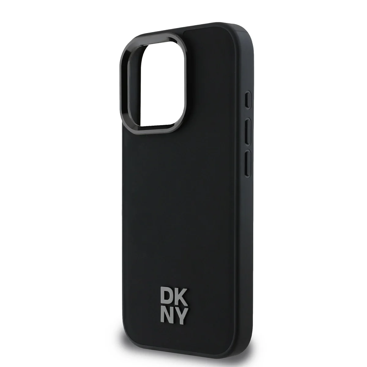 DKNY Калъф Apple iPhone 16 Pro, PU Leather Stack Logo Magsafe, черен - DKHMP16LPSMCSLK – снимка 3