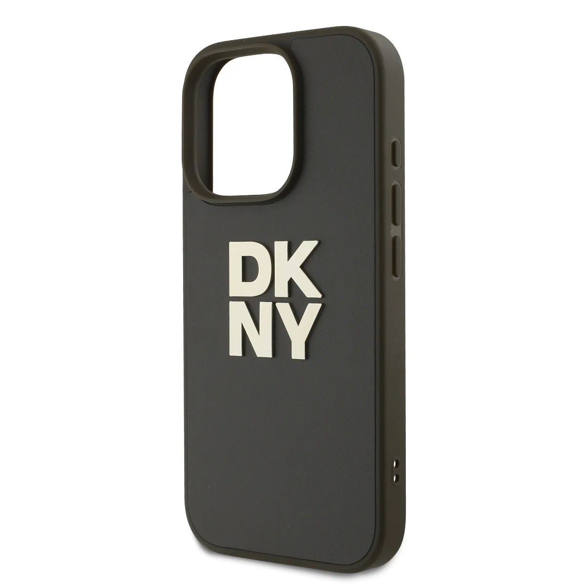 DKNY Калъф Apple iPhone 16 Pro, PU Leather Stack Logo + Wrist Strap, зелен - DKHCP16LPBSWSA – снимка 3