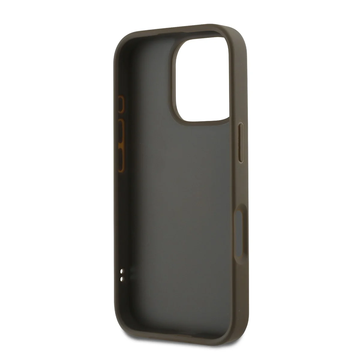 DKNY Калъф Apple iPhone 16 Pro, PU Leather Stack Logo + Wrist Strap, зелен - DKHCP16LPBSWSA – снимка 4