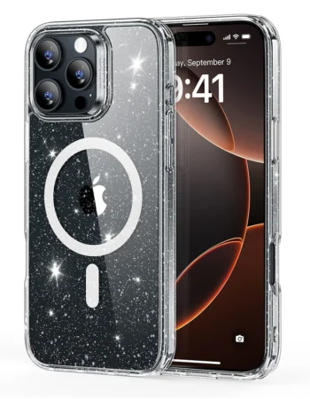 ESR Калъф Classic Hybrid iPhone 16 Pro, MagSafe /прозрачен, с блясък/ Amazon Pack