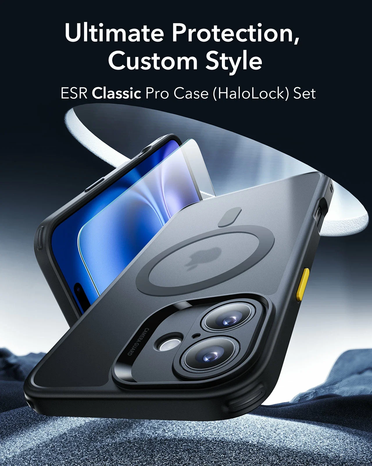 ESR Калъф Classic Pro + стъкло SET iPhone 16, MagSafe /матово зелен/ Amazon Pack – снимка 4