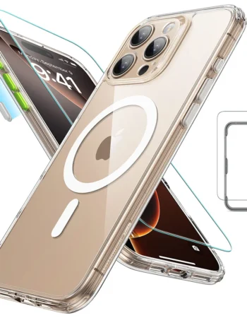 ESR Калъф Classic Pro + стъкло SET iPhone 16 Pro, MagSafe /прозрачен/ Amazon Pack