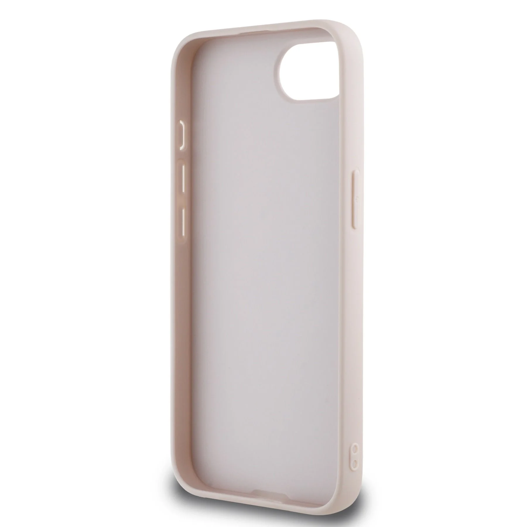 Калъф GUESS Apple iPhone 16e, PU Fixed Glitter 4G Metal Logo, розов - GUHCPSE4HG4SGP – снимка 6