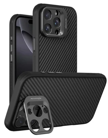 NILLKIN Калъф Apple iPhone 16 Pro, CarboProp Aramid Magnetic, черен
