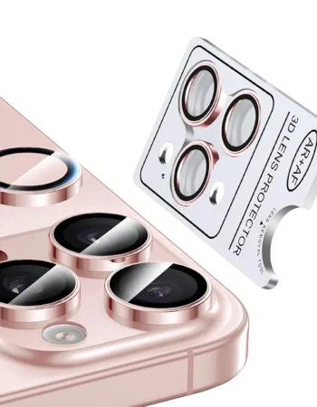 Metal Camera Lens Apple iPhone 15/15 Plus /розови/ NORDIC