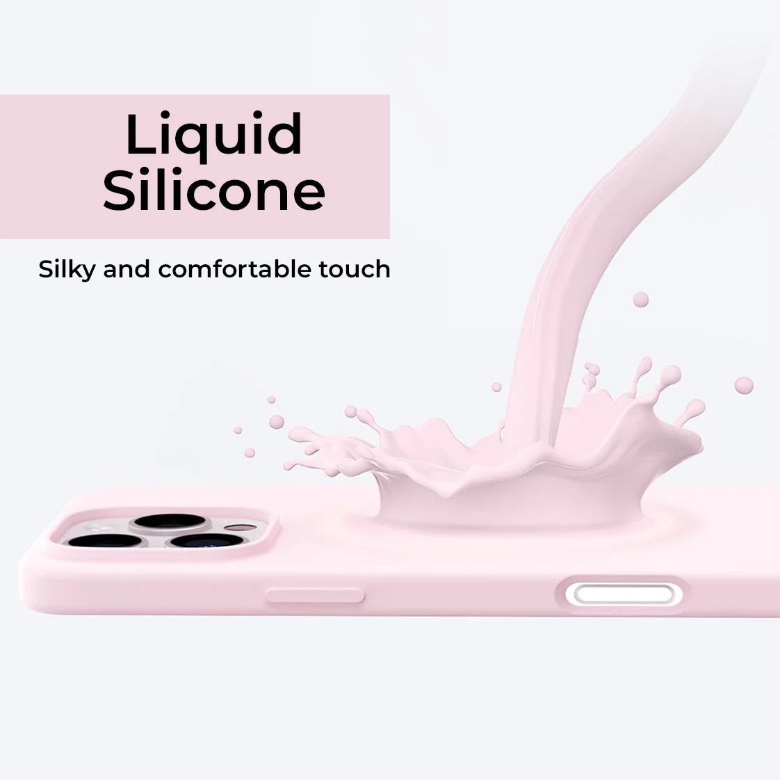 NORDIC Калъф Liquid Silicone Apple iPhone 16 Plus, MagSafe /Cherry blossom/ – снимка 10