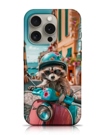 Калъф AMBER Line Collection Apple iPhone 16 /енот/