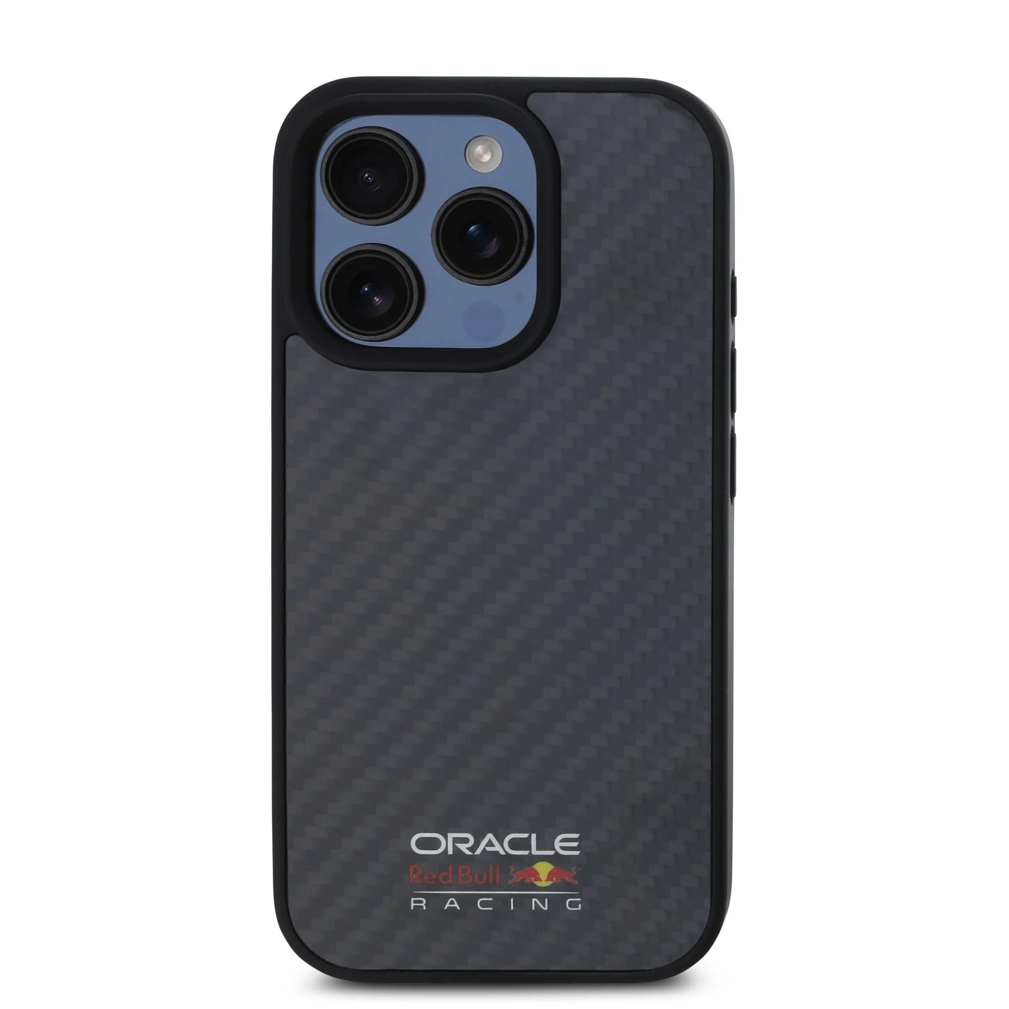 Red Bull Калъф Apple iPhone 16 Pro, Carbon Shiny Logo MagSafe, черен - RBHMP16L24CFILSK – снимка 3