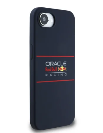 Red Bull Калъф Apple iPhone 16e, Silicone Horizontal Logo MagSafe, син - RBHMPSE24SIHSRV