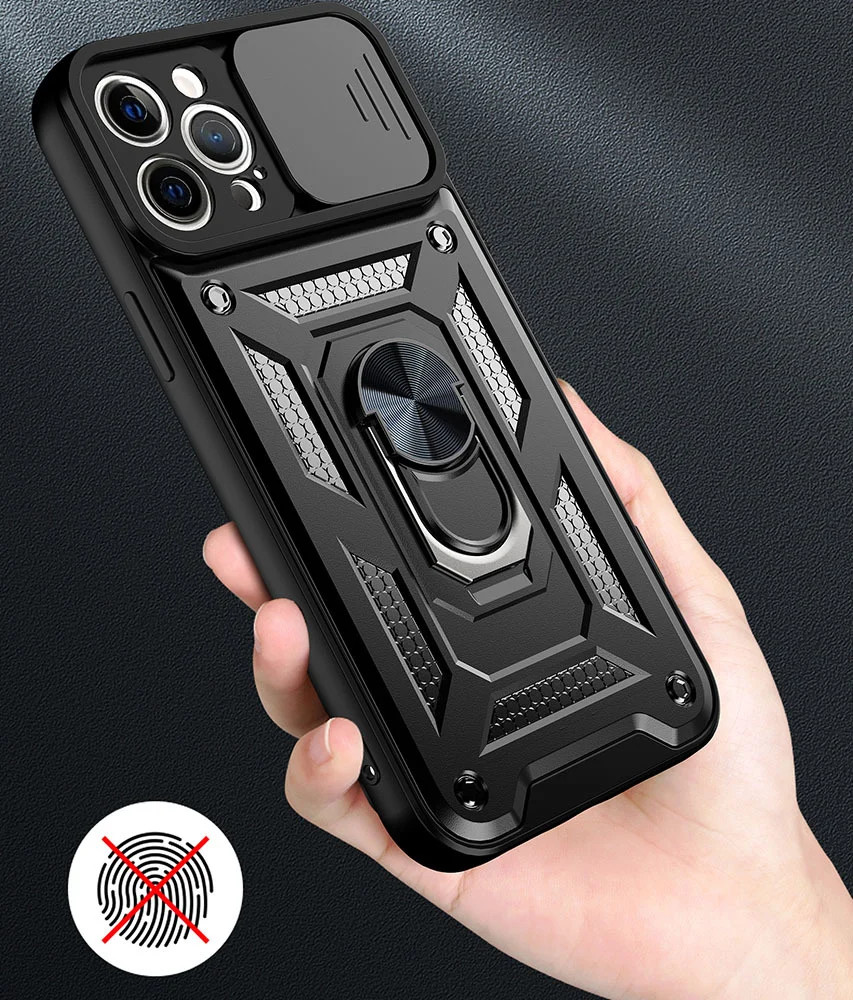 Калъф ARMOR CamSlide Удароустойчив Samsung S24 Ultra /черен/ – снимка 5