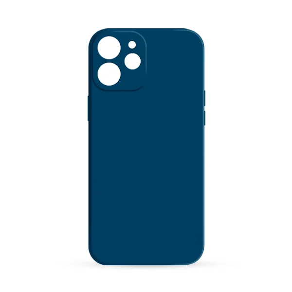 Калъф Soft Touch за Apple iPhone 15 – деним син силиконов калъф