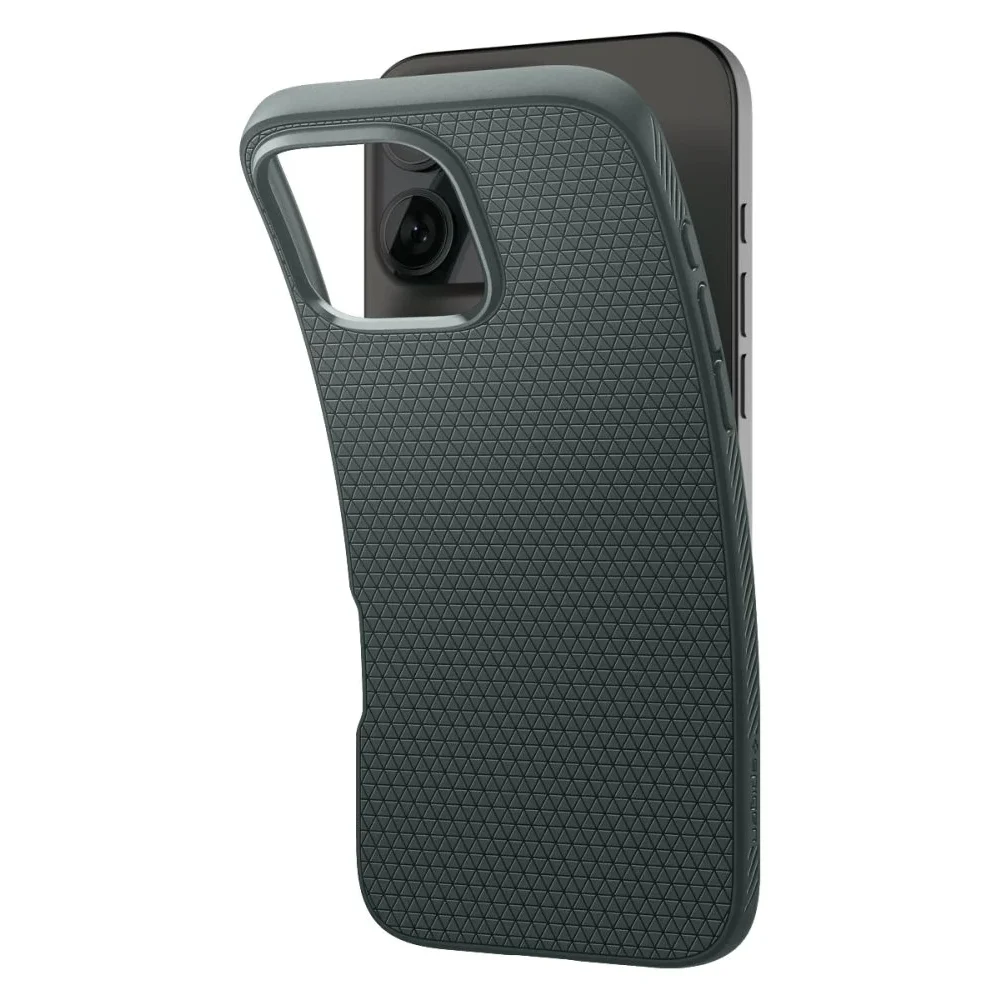Калъф SPIGEN Liquid Air Apple iPhone 16 Pro /тъмно зелен/ – снимка 4
